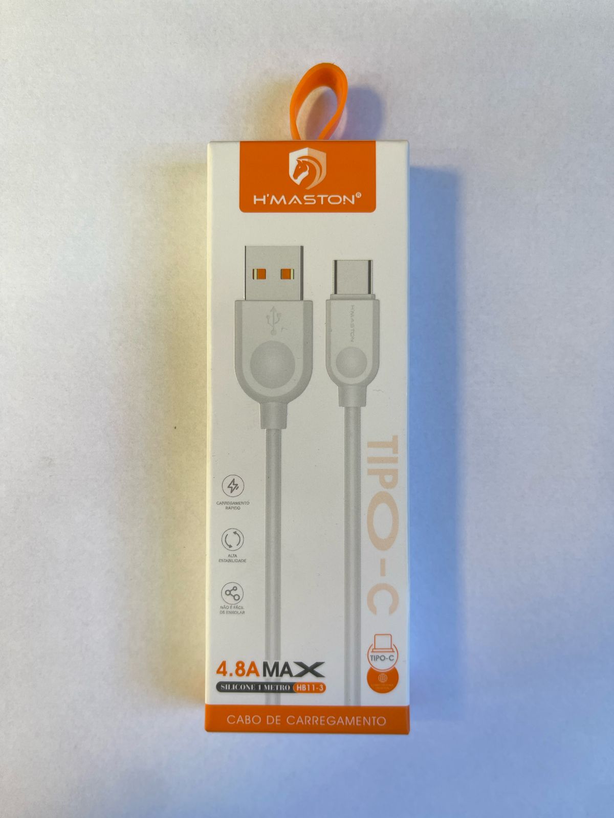 Cabo USB x Tipo C 4.8A MAX