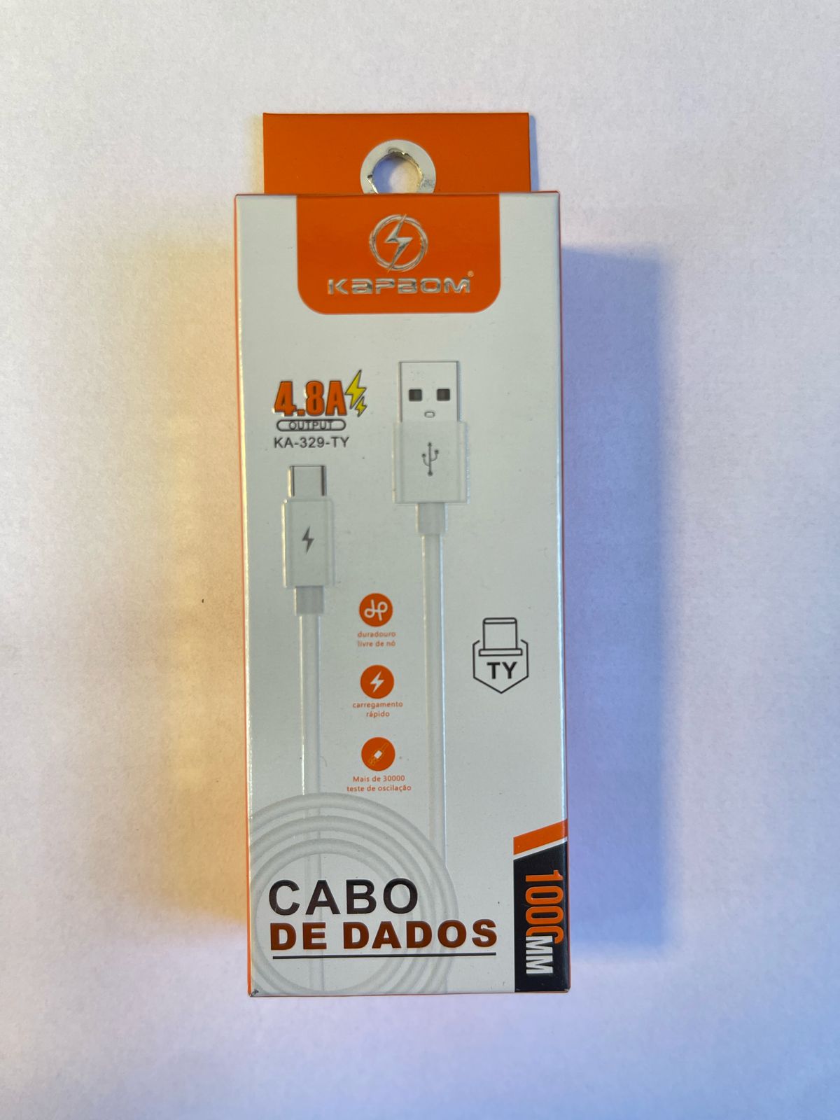 Cabo USB x TIPO C 4.8A KA-329-TY