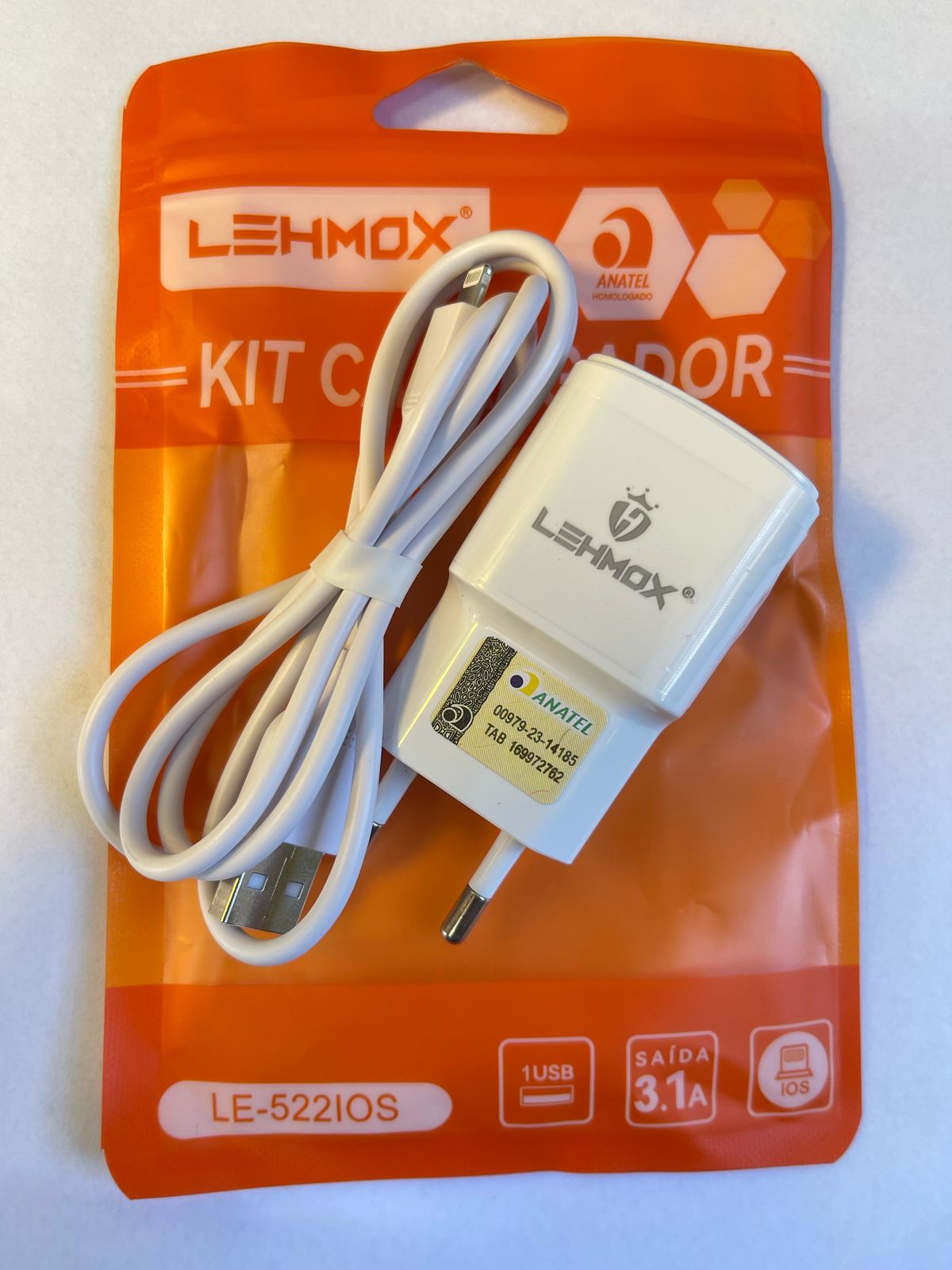 Carregador iPhone 3.1 LE-522IOS